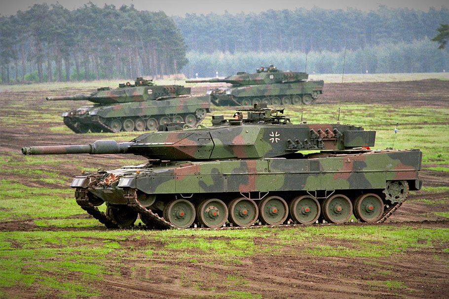 Livraison de chars de combat
