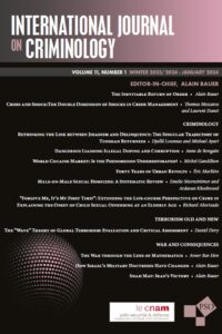 « International Journal on Criminology » hiver 2023- 2024